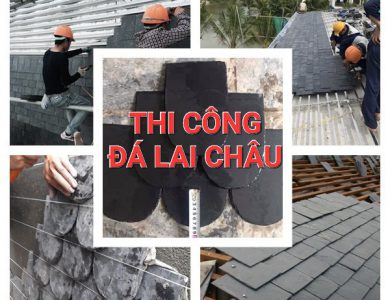 Cách thi công ngói đá slate Lai Châu chính xác nhất