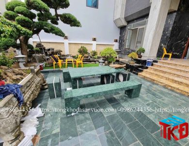 ĐÁ XANH RÊU LÁT SÂN | CẤP 200M ĐÁ THANH HOÁ TẠI HẢI PHÒNG